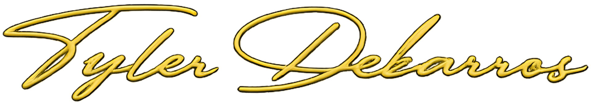 Tyler DeBarros signature
